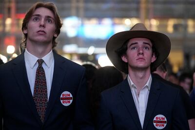 Walker supporters receive the news that their candidate has lost. AP