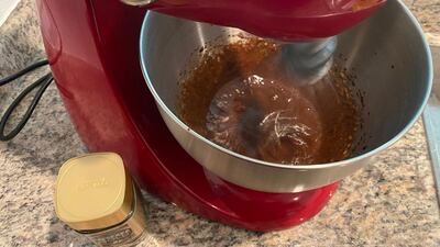 The coffee froth will need to be mixed at a high speed for around 15 minutes.