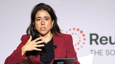 UAE Minister of State Lana Nusseibeh said Iran must immediately stop its attacks on the Gulf. Victor Besa / The National