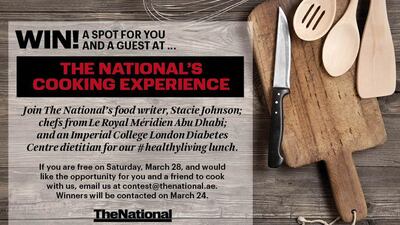 The National’s cooking experience will teach guests how to eat and live healthier.