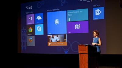 Vickie Sokol Evans trains thousands of people a year to improve their productivity using Microsoft’s Office software through her Red Cape Company. Photo Courtesy InHouse Media