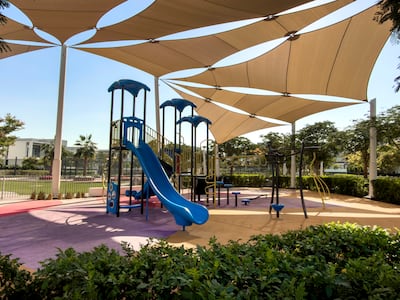 There are plenty of parks in the area for children. Victor Besa / The National