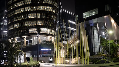 Empty buildings during lockdown in Sandton, South Africa. EPA