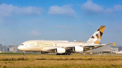 Etihad is accepting new bookings for inbound flights to Abu Dhabi for residents with pre-approval. Courtesy Etihad