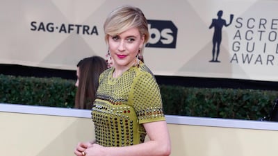 We love us some chartreuse and we adore Greta Gerwig's Bottega Veneta gown (she looks like a viking queen - and that's definitely a compliment). Mike Nelson / EPA