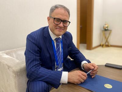 Deputy Foreign Minister of Kazakhstan, Roman Vassilenko, says Gulf nations are seen in Astana as a source of potential investment in the resource-rich Central Asian nation. Lizzie Porter / The National