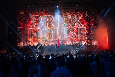 Lionel Richie performs at Atlantis, The Palm on New Year's Eve. Photo: Atlantis the Palm