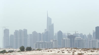 It is forecast to be hot and hazy across the UAE, on August 30, 2018. Pawan Singh / The National