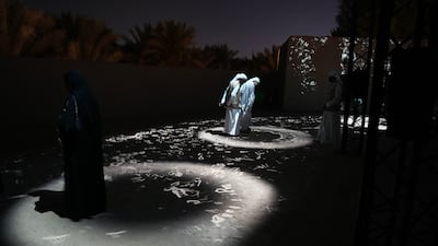 In Lozano-Hemmer's artwork, sensors read the electrical activity of the heart and translate it into distinct lighting sequences