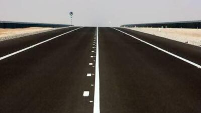 The road between Ghayathi and Madinat Zayed is to be upgraded, with Dh267.5m earmarked for the improvements. Pawan Singh / The National
