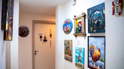 He lives there with his wife and two children