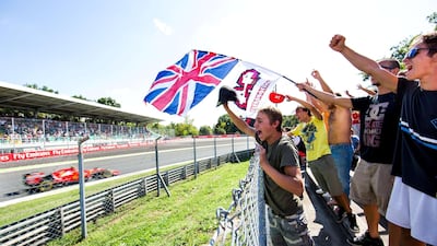 Tifosi during qualifying for the Formula One Grand Prix of Italy in 2015. Getty