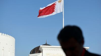 Preparations at Sakhir Palace for the arrival of Pope Francis. Khushnum Bhandari / The National