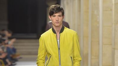 Look 11 of Véronique Nichanian’s Hermès SS17 menswear collection. Courtesy Hermès