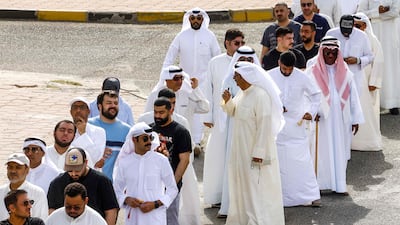 More than 793,000 eligible voters will have the chance to determine the composition of Kuwait's 50-seat legislature. AFP