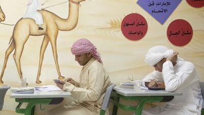 Schools across the emirates that follow the UAE Government Ministry of Education's curriculum will be brought under one education system. Jeff Topping / The National
