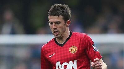Michael Carrick has filled in for the veteran Paul Scholes' absence at Manchester United. Ian Walton / Getty Images