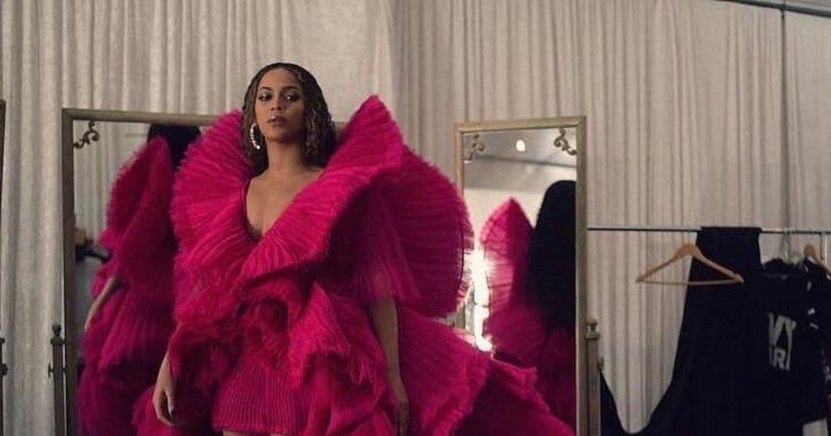 beyonce and deepika pink dress Beyonce recreates Deepika Padukone's Cannes look!