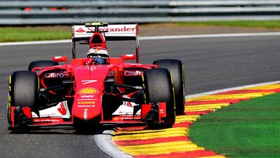 Kimi Raikkonen has handled all the twists the season has thrown at him so well that Ferrari decided to retain him for the 2016 season. EMMANUEL DUNAND / AFP