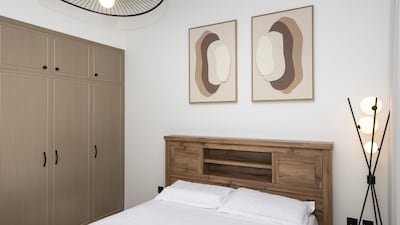 One of four bedrooms