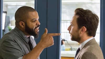 Ice Cube, left, and Charlie Day in Fist Fight. Photo by Bob Mahoney / Warner Bros / REX / Shutterstock