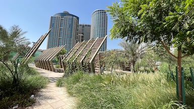 A leading architect said 'green walls', planted with vegetation, can reduce the effect of heating outdoors. Photo: CBT Architects