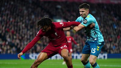 Trent Alexander-Arnold - 7 The 24-year-old was put on the back foot by Southampton. He held his own until replaced by Phillips with three minutes to go. PA