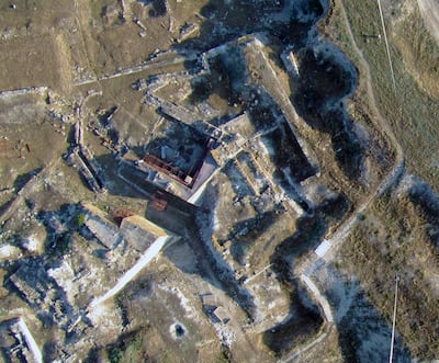 The Early Phrygian Gate Complex on the Citadel Mound. Photo: Gareth Darbyshire, John Hinchman