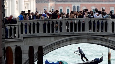 Tourists in Venice, Italy. Reuters