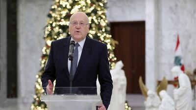 Lebanon's Prime Minister Najib Mikati. AFP