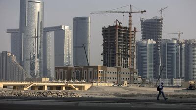 Construction still dominates the jobs field in the UAE but other sectors are increasing. Silvia Razgova / The National