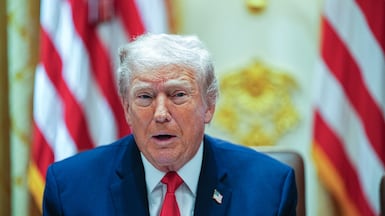 President Donald Trump was speaking during a cabinet meeting at the White House. EPA