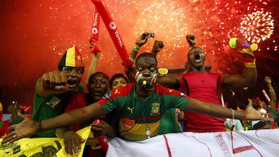 Cameroon fans before the match. Mike Hutchings / Reuters