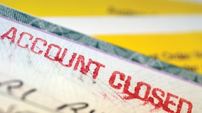 The reader wants to make a complaint about her bank account's closure. Getty