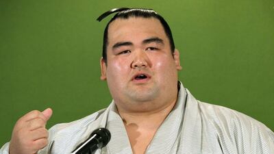 Japanense sumo wrestling champion Kotoshogiku. AFP PHOTO / Toru YAMANAKA
