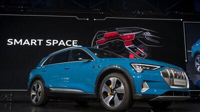 The new Audi e-tron all-electric 4x4 is due to hit showrooms later this year. Bloomberg