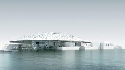 The Louvre Abu Dhabi, designed by Jean Nouvel, is scheduled to open in 2015. In the meantime, some of the museum's permanent collection goes on display at Manarat Al Saadiyat on April 22. Courtesy TDIC