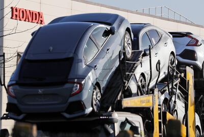 Honda 's plant in Swindon, England, will close in 2021 with the loss of 3,500 jobs. AP