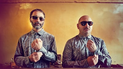 Paed Conca and Raed Yassin, right, members of Praed Photo by Tony Elieh