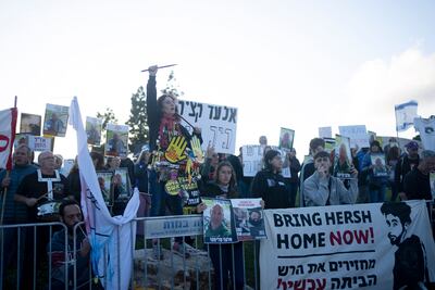 A protest movement centred on the plight of Israeli hostages is gaining momentum. AP