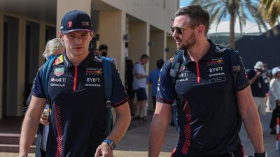 Max Verstappen of Red Bull Racing at Yas Marina Circuit