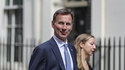 UK Foreign Secretary Jeremy Hunt, U.K. arrives at number 10 Downing Street July 22, 2019. Britain has had little EU and US support in the maritime tensions with Iran. Bloomberg