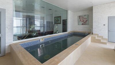 One of the main selling points is the indoor pool.