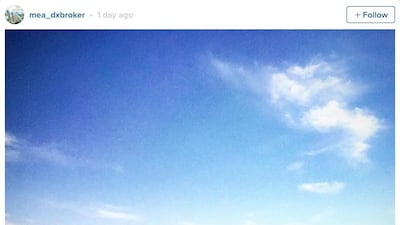 The first partially underwater villa off the coast of Dubai is pictured In this image taken from mea_dxbroker’s Instagram account.