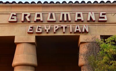 The theatre hosted the premiere of 'Robin Hood' in 1922. AFP