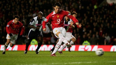 2005-6 13 goals (Manchester United 12, Portugal 1). Getty Images