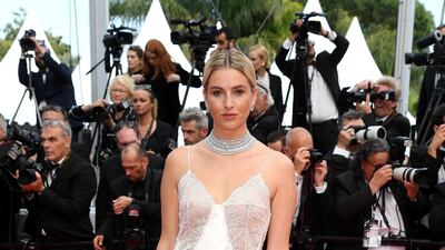 Camille Charriere attends the screening of 'Oh Mercy!' during the Cannes Film Festival on May 22, 2019. Getty Images
