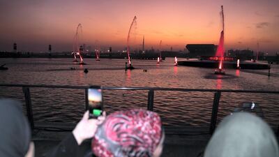 Dubai Festival City Mall hosted a huge Diwali celebration in Dubai on Thursday night. As part of the celebration, they unveiled the new IMAGINE show, ‘Hathi’s Garden’ that features a hint of Bollywood, a splash of colour and a specially curated musical score, accompanied by a specially choreographed fireworks display. Reem Mohammed / The National