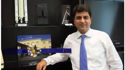 Shawkat Ahmed, chief operating officer of Yahsat, says its commercial broadband service will be available in 20 new markets by the end of March. Ravindranath K / The National