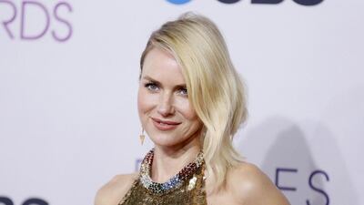 Actress Naomi Watts shown at an awards show in Los Angeles in 2013. Danny Moloshok / Reuters